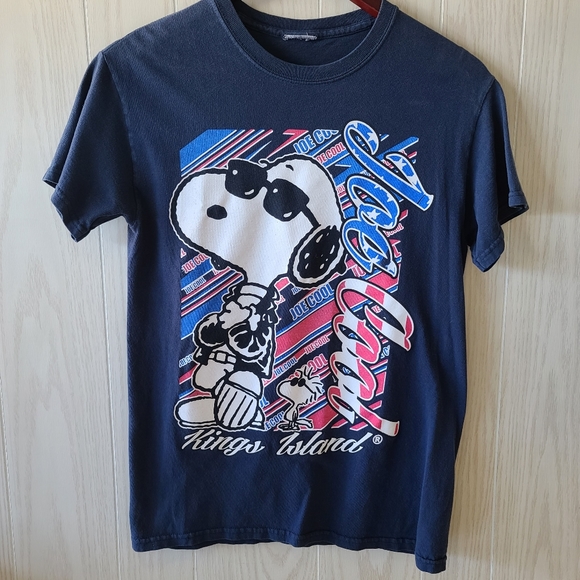 Snoopy Shirts Vintage Joe Cool Snoopy Kings Island T Shirt Tee Poshmark